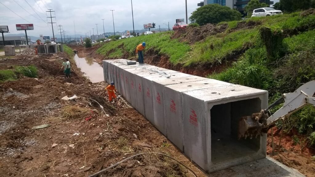 drenagem superficial drenagem profunda