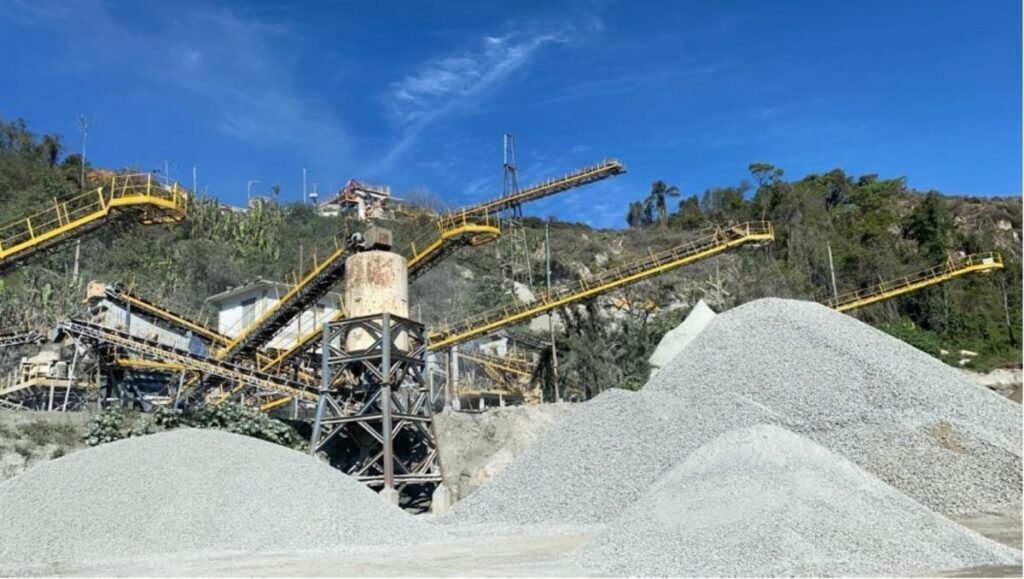 produção de pedrisco para concreto