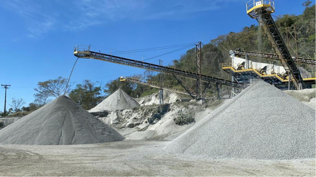 pedra britada homogênea